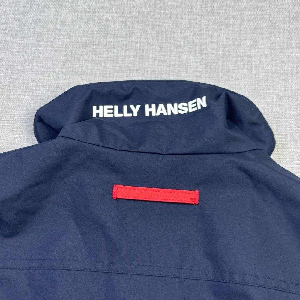 Helly Hansen Vest Womens Large Blue Softshell Windbreaker Pockets Full Zip - Picture 10 of 10